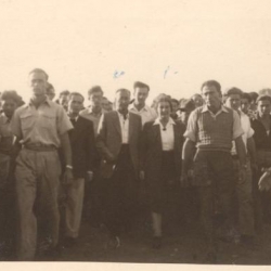 ביקור גולדה מאירסון בקפריסין - 11.11.1947. צלם: הנריך אורושקס